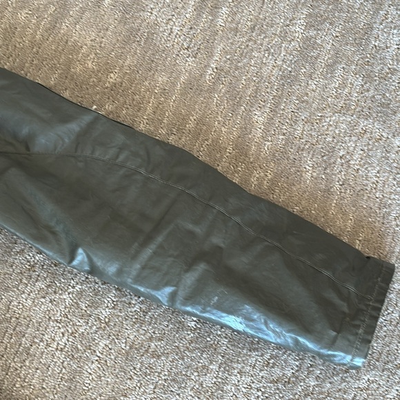 SAM. Waxed Hudson Parka in Drab Green - Picture 8 of 16